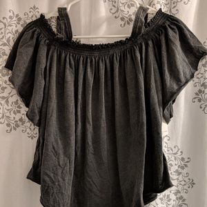 Free People - Cold shoulder t-shirt